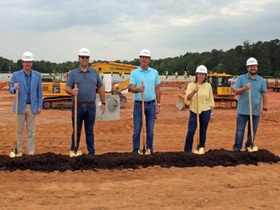 Sunny Days Entertainment groundbreaking in Gray Court.