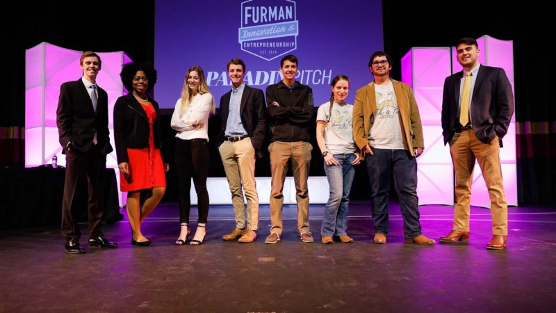 Furman pitch competition from the Furman Innovation and Entrepreneurship center