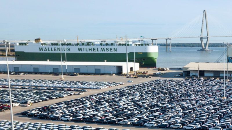 BMW vehicles at Port of Charleston