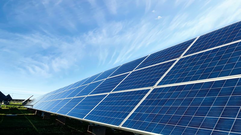 solar panel planet