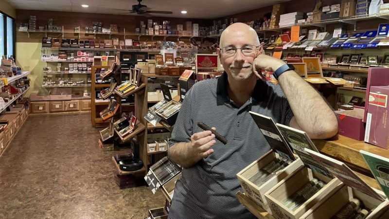 Boda Pipes and Cigar Lounge owner David Fishburne