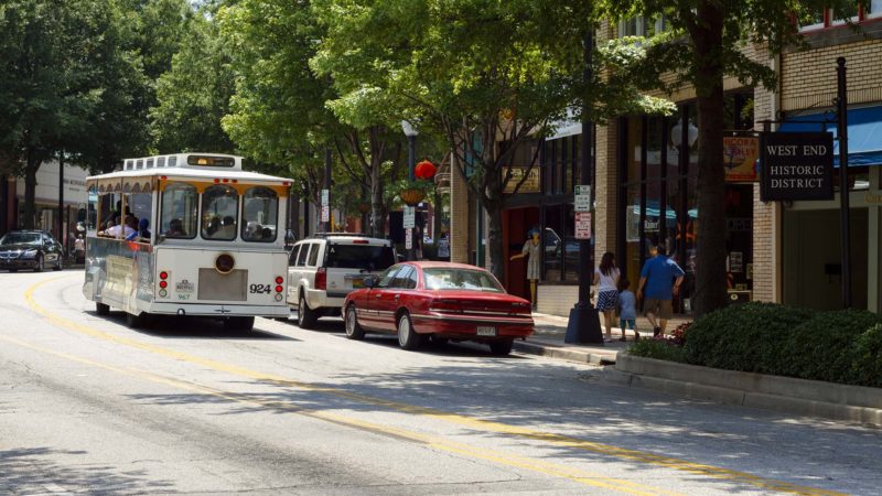 Trolley Rides Through The West End Historic District