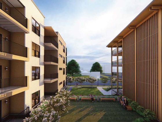 Courtyard 2 look toward Washington - Pazdan Smith - check credit