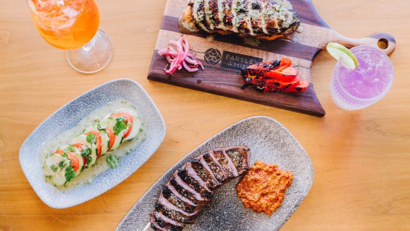 Food at Parsley & Mint