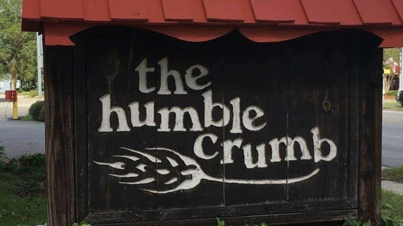 The Humble Crumb sign