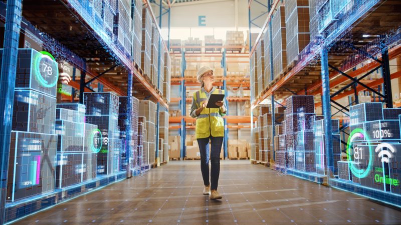 futuristic technology logistics
