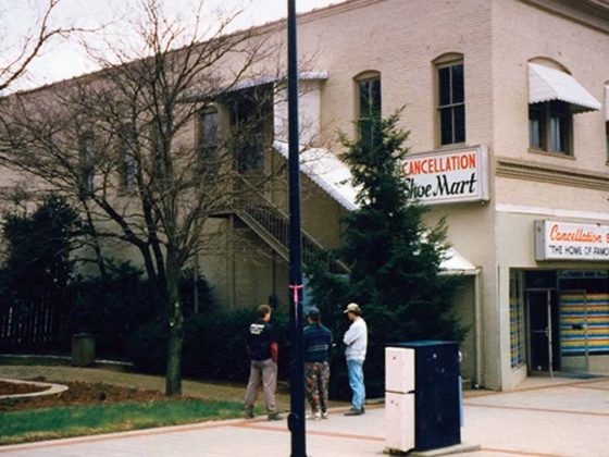 The historic building at 207 South Main