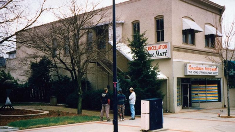 The historic building at 207 South Main
