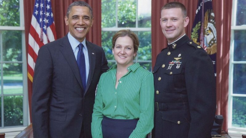 Michael Middleton with former president Barack Obama.