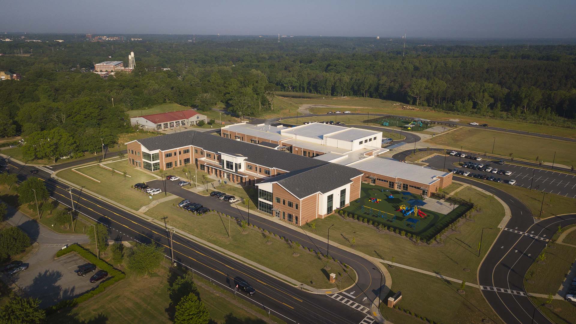 Drayton Mills Elementary School is another anchor of the reimagined Drayton community in Spartanburg.