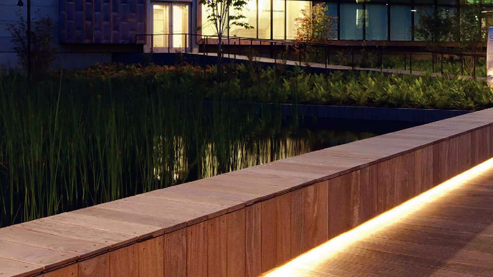 Under bench access lighting
