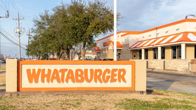 A Whataburger restaurant in New Orleans.