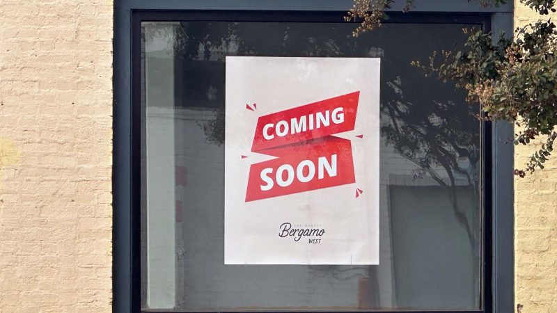 Bergamo West coming to the Village of West Greenville.