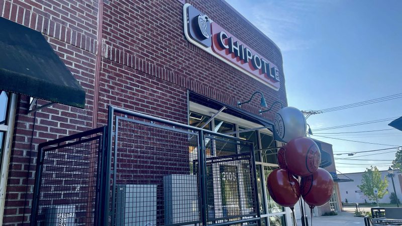 Chipotle on Augusta Street opened July 31.