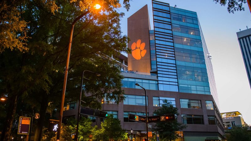 The Greenville ONE building is home to Clemson’s MBA program.
